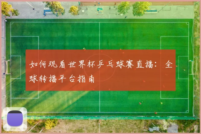 如何观看世界杯乒乓球赛直播:全球转播平台指南